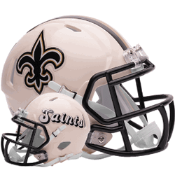 New Orleans Saints NFL Mini Speed Football Helmet RETRO