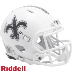New Orleans Saints NFL Mini Speed Football Helmet <B>Salute To Service 2024</B>