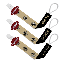New Orleans Saints Pacifier Clips