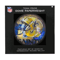 New Orleans Saints Paperweight Domed