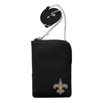New Orleans Saints Pebble Smart Purse Black