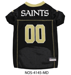 New Orleans Saints Pet Mesh Jersey - Medium