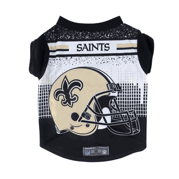 New Orleans Saints Pet Performance Tee Shirt Xtra Small