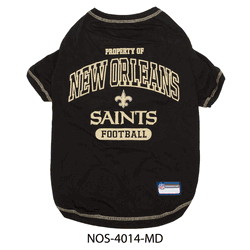 New Orleans Saints Pet Tee Shirt - Medium
