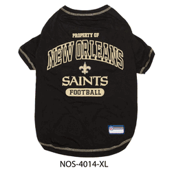 New Orleans Saints Pet Tee Shirt X-Large