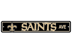 New Orleans Saints Plastic Street Sign