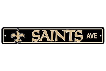 New Orleans Saints Plastic Street Sign