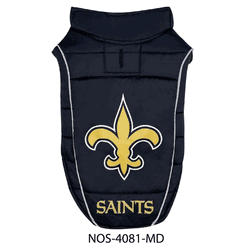 New Orleans Saints Puffer Vest - Medium
