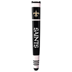 New Orleans Saints Putter Grip (Colored with white stripes)