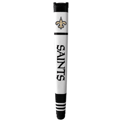 New Orleans Saints Putter Grip (White with colored stripes)