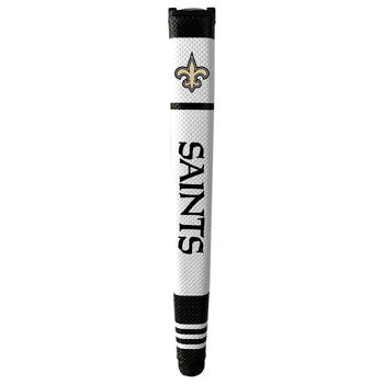 New Orleans Saints Putter Grip (White with colored stripes)