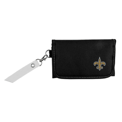 New Orleans Saints Ribbon Organizer Wallet White