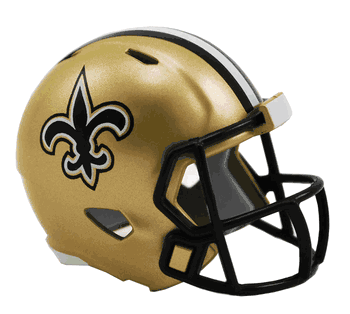 New Orleans Saints Riddell NFL Speed Pocket Pro Helmet