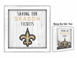New Orleans Saints Saving for Tickets Money Box
