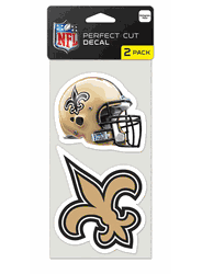 New Orleans Saints Set of 2 Die Cut Decals