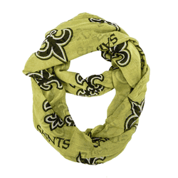 New Orleans Saints Sheer Infinity Scarf Alternate