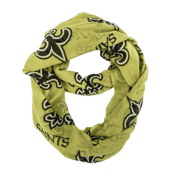 New Orleans Saints Sheer Infinity Scarf Alternate