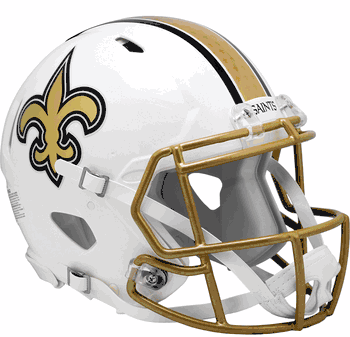 New Orleans Saints Speed Full Size Replica Football Helmet NEW FOR 2025