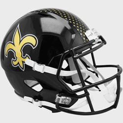 New Orleans Saints Speed Replica Full Size Football Helmet 2022 Alternate On-Field