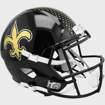 New Orleans Saints Speed Replica Full Size Football Helmet 2022 Alternate On-Field