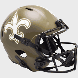 New Orleans Saints Speed Replica Full Size Football Helmet SALUTE TO SERVICE