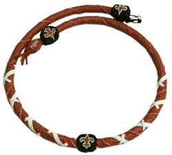 New Orleans Saints Spiral Necklace