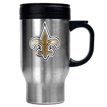 New Orleans Saints Stainless Steel Travel Mug