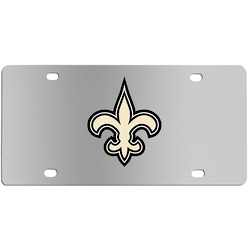 New Orleans Saints Steel License Plate Wall Plaque