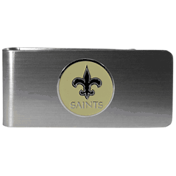 New Orleans Saints Steel Money Clip, Round