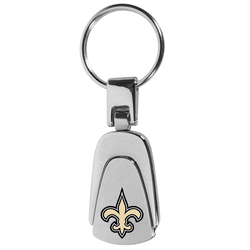 New Orleans Saints Steel Teardop Key Chain