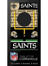 New Orleans Saints Tabletop Cornhole