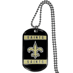 New Orleans Saints Tag Necklace
