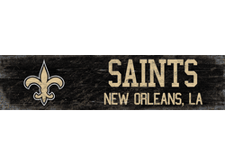 New Orleans Saints Team Name Sign