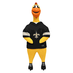 New Orleans Saints Team Rubber Chicken Toy