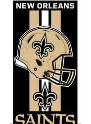 New Orleans Saints Towel 30x60 Beach Style