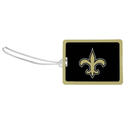 New Orleans Saints Vinyl Luggage Tag