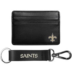 New Orleans Saints Weekend Wallet & Strap Key Chain