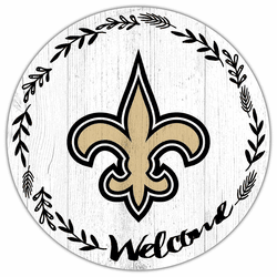 New Orleans Saints Welcome 12in Circle