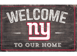 New York Giants 11x19 Welcome to our Home Sign