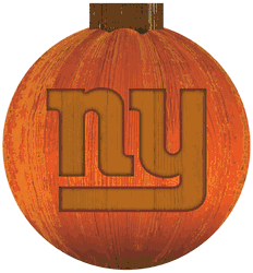 New York Giants 12 in. Halloween Pumpkin Sign