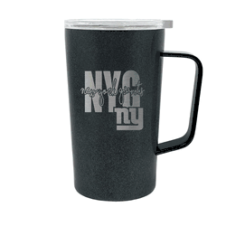 New York Giants 18oz Onyx Hustle Travel Mug