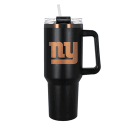 New York Giants 40oz Black and Copper Colossus Travel Mug with Straw