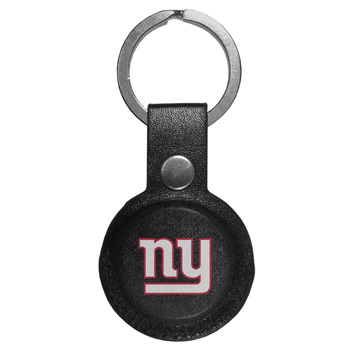 New York Giants AirTag Compatible Leather Key Chain