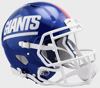 New York Giants  Authentic Speed Full Size Football Helmet Color Rush