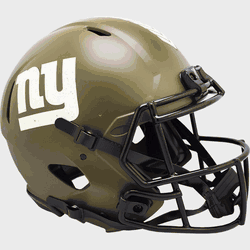 New York Giants  Authentic Speed Full Size Football Helmet SALUTE TO SERVICE