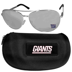New York Giants Aviator Sunglasses and Case