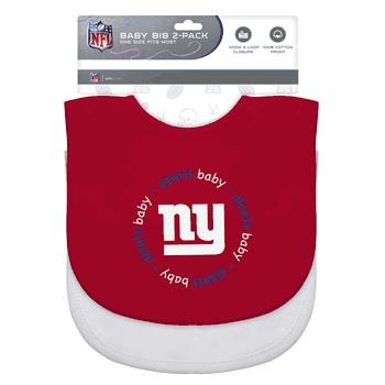 New York Giants Baby Bibs 2-Pack