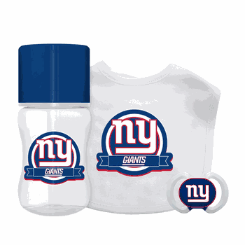 New York Giants Baby Gift Set 3 Piece