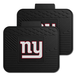 New York Giants Back Seat Car Utility Mats - 2 Piece Set
