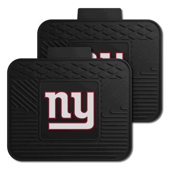 New York Giants Back Seat Car Utility Mats - 2 Piece Set